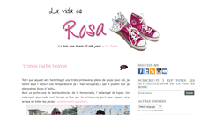 Desktop Screenshot of lavidaesrosa.net
